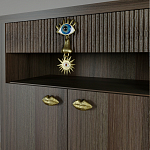 Комод Elsa Dreams Walnut Двухстворчатый  варинант исполнения - 6 | Loft Concept в Москве