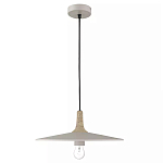 Подвесной светильник круглый в сочетании дерева и металла Space варинант исполнения - 1 | Loft Concept в Москве