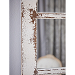 Зеркало-окно с эффектом старения в венецианском стиле Venetian White Mirror варинант исполнения - 7 | Loft Concept в Москве