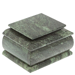 Шкатулка с зеркалом из натурального камня змеевик Stone Casket варинант исполнения - 2 | Loft Concept в Москве