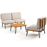 Кресло с каркасом из акации Hanley Wooden Chair варинант исполнения - 7 | Loft Concept в Москве