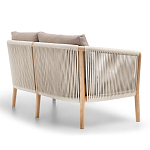 Дизайнерский уличный диван из массива дерева BOBOLI Sofa варинант исполнения - 5 | Loft Concept в Москве