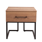 Тумба прикроватная с ящиком в стиле лофт Urban Style Space варинант исполнения - 3 | Loft Concept в Москве