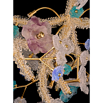 Люстра круглая с цветочным декором Miscellaneous herbs варинант исполнения - 2 | Loft Concept в Москве