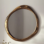 Зеркало в ассиметричной золотой раме Mirror of Aragorn варинант исполнения - 1 | Loft Concept в Москве