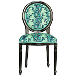 Стул из натурального бука Ikat Pattern бирюзовый варинант исполнения - 1 | Loft Concept в Москве