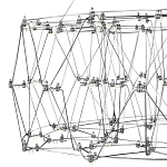 Люстра с тонкой металлической конструкцией цвета хром Quasar варинант исполнения - 4 | Loft Concept в Москве