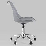 Офисный стул на металлическом основании EGGERY Grey пластик варинант исполнения - 2 | Loft Concept в Москве