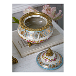 Шкатулка фарфоровая с цветочной росписью Eden Garden варинант исполнения - 6 | Loft Concept в Москве