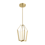  Подвесной светильник золотого цвета в форме фонаря Kichler варинант исполнения - 1 | Loft Concept в Москве