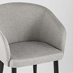 Мягкое кресло на металлических ножках Shaggy Grey варинант исполнения - 6 | Loft Concept в Москве