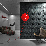 Гипсовая 3D Панель M-37 варинант исполнения - 2 | Loft Concept в Москве