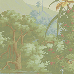 Обои ручная роспись Le Brésil Pastel варинант исполнения - 2 | Loft Concept в Москве