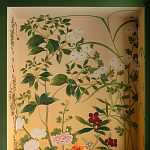 Обои ручная роспись Four Seasons Original colourway on painted Xuan paper with gold ombre варинант исполнения - 1 | Loft Concept в Москве