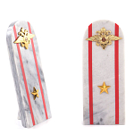 Сувенир Погон МВД из натурального камня мрамор Souvenir Epaulets варинант исполнения - 5 | Loft Concept в Москве