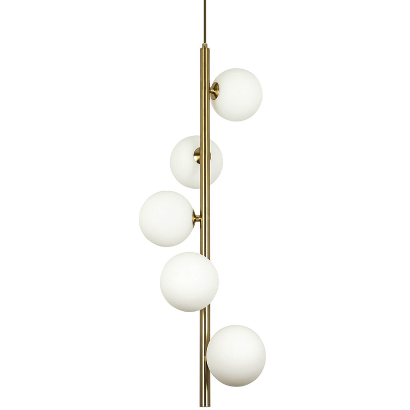    5-      Pearls Suspension Brass Tube Hanging Lamp       | Loft Concept 