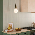 Подвесной светильник каплевидной формы с комбинированным плафоном из стали и белого матового стекла Kichler варинант исполнения - 15 | Loft Concept в Москве