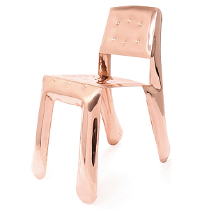 Стул Chippensteel 0.5 Polished Copper Glossy Color Carbon Steel Seating by Zieta