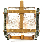 Люстра прямоугольная из толстого литого стекла Cast Glass варинант исполнения - 4 | Loft Concept в Москве