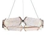 Люстра кольцевая с текстурным природным рисунком IceFlame варинант исполнения - 9 | Loft Concept в Москве