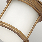 Потолочный светильник для ванных комнат с цилиндрическим стеклянным плафоном и одной лампой Hinkley варинант исполнения - 12 | Loft Concept в Москве