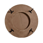 Журнальный столик с круглой фактурной столешницей из натурального дерева Vortex варинант исполнения - 3 | Loft Concept в Москве