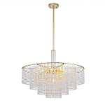 Люстра многоярусная с каскадами кристаллов Crystal Rains варинант исполнения - 3 | Loft Concept в Москве