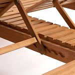 Шезлонг двухместный из эвкалипта Sunset варинант исполнения - 6 | Loft Concept в Москве