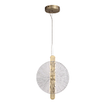 Подвесной светильник с круглым стеклянным плафоном Gingham варинант исполнения - 4 | Loft Concept в Москве