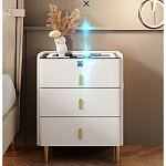 Умная прикроватная тумбочка c зарядкой для телефона Smart Furniture варинант исполнения - 2 | Loft Concept в Москве