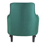 Кресло с мягкой обивкой из велюра на 4-х ножках из массива березы Scarlett Armchair green варинант исполнения - 3 | Loft Concept в Москве