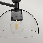 Люстра с 3-мя прозрачными полусферическими плафонами из стекла Alora Mood варинант исполнения - 9 | Loft Concept в Москве