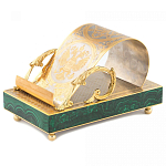 Подставка для телефона из натурального камня малахит Natural Stone Stand варинант исполнения - 2 | Loft Concept в Москве