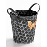 Железное кашпо Gold butterfly design варинант исполнения - 3 | Loft Concept в Москве