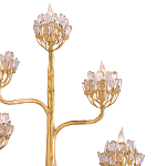 Бра золотое в виде растения Golden Flower Glade варинант исполнения - 1 | Loft Concept в Москве