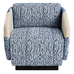 Дизайнерское Кресло William с кожаными подлокотниками  варинант исполнения - 2 | Loft Concept в Москве