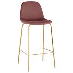 Барный стул на золотистых ножках VENDRAMIN Pink варинант исполнения - 1 | Loft Concept в Москве