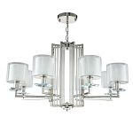 Люстра с 8-ю цилиндрическими плафонами из стекла Laurent варинант исполнения - 7 | Loft Concept в Москве