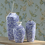 Ваза с синим цветочным узором Blue & White Ornament  варинант исполнения - 4 | Loft Concept в Москве