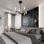 Люстра с прозрачными плафонами из стекла Umbrella варинант исполнения - 5 | Loft Concept в Москве