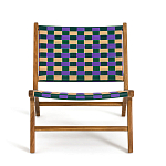 Кресло низкое из массива тика Barbados варинант исполнения - 3 | Loft Concept в Москве