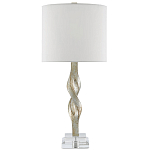 Настольная лампа с фигурным состаренным основанием Flooding with Light варинант исполнения - 2 | Loft Concept в Москве