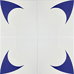 Дизайнерская плитка с узором Комета 2 варинант исполнения - 2 | Loft Concept в Москве