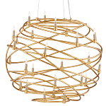 Люстра золотая в форме спирали Fancy Pattern варинант исполнения - 2 | Loft Concept в Москве