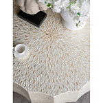Стол кофейный с отделкой раковинами устриц Coastal Charm варинант исполнения - 5 | Loft Concept в Москве