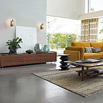 Фигурный приставной столик черного цвета AMORPHOUS варинант исполнения - 8 | Loft Concept в Москве