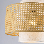 Торшер с декоративным поясом из плетеного бамбука Biuloggicu варинант исполнения - 8 | Loft Concept в Москве