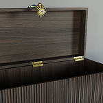 Большой дизайнерский Сундук Elsa Dreams Walnut варинант исполнения - 3 | Loft Concept в Москве