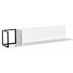 Полка навесная белая открытая Strict Lines  варинант исполнения - 3 | Loft Concept в Москве