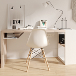 Письменный стол прямоугольный с полочкой под столешницей EcoComb варинант исполнения - 4 | Loft Concept в Москве